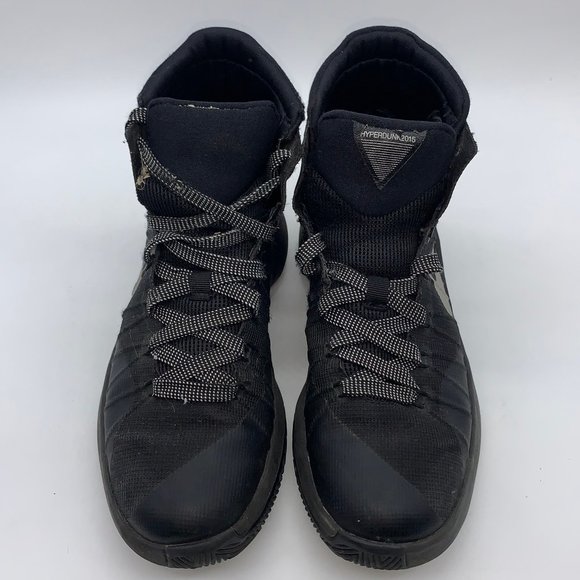 Youth Nike Hyperdunk 2015 Black White - Picture 5 of 7